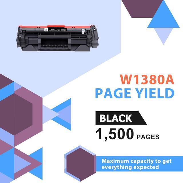 Alt view image 3 of 7 - Ennovor 138A Black Laserjet Toner Cartridge 2-Pack Compatible Replacement for HP 138A Black Laserjet Toner Cartridge W1380A 138X W1380X for HP Pro 3001dw 3001fdw MFP 3101fdw Printer Ink