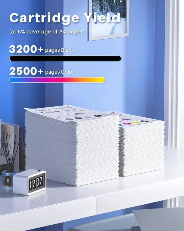 Alt view image 5 of 7 - (Smart Chip Recognition) 218X Toner Cartridges 4 Pack Compatible Replacement for HP 218X 218A W2180X W2180A Toner for HP Color Laserjet Pro 3201dw, MFP 3301cdw/3301fdw/3301sdw | High-Yield 3,200 Pages