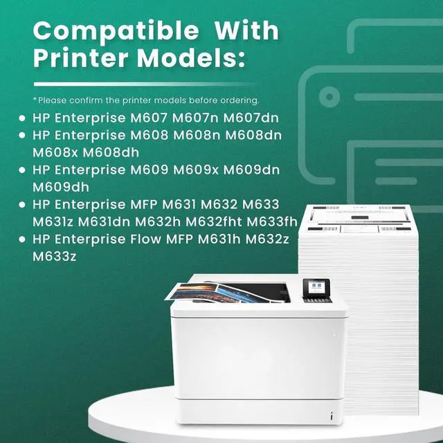 Alt view image 2 of 7 - GREENBOX Compatible CF237A Toner Cartridge Replacement  37A CF237A 37X CF237X  Enterprise M607 M608 M607n M607dn M608dn M609 MFP M631 M632 M633 Printer (11,000 Pages, 2 Black)