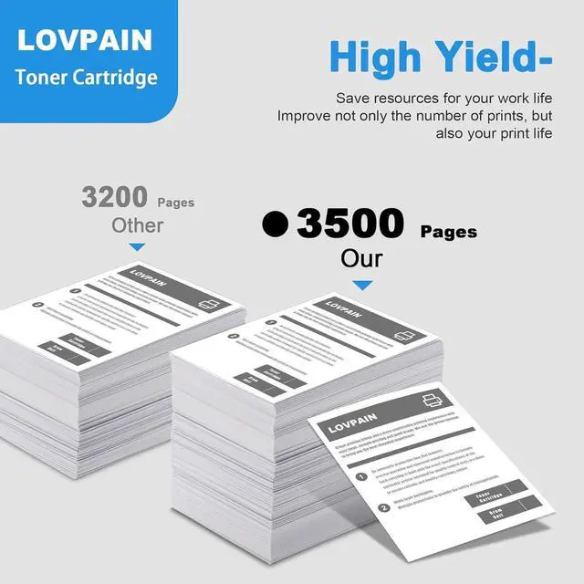 Alt view image 3 of 6 - Ennovor B305 / B315 / B310 Black Toner Cartridge - 1 Pack 006R04376 Toner Cartridge Replacement for Xerox B305 B310 B315 Printer