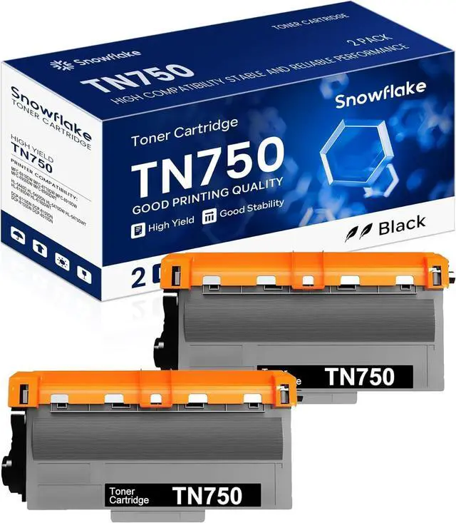 Main image of Ennovor TN750 TN-750 TN-720 TN720 Compatible High-Yield Black Toner Cartridge Replacement for Brother TN-750 TN750 TN-720 MFC-8810DW MFC-8710DW MFC-8950DW (2 Pack)