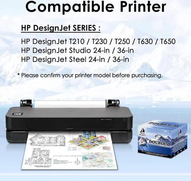 Alt view image 2 of 7 - Ennovor 712XL Remanufactured Ink Cartridges (80-ML BK, 29-ML C/M/Y, 4 Pack) Replacement for HP 712 712XL for DesignJet T650 T630 T230 T210 Studio Plotter Printer