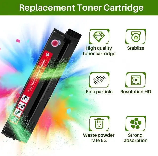 Alt view image 5 of 7 - C3210M0 for Lexmark MC3224 MC3326 MC3426 Toner Cartridges,2500 Pages High Capacity Ink Cartridge Replacemen MC3326i MC3224i C3224dw C3326dw MC3224dwe MC3224adwe MC3326adwe MC3426 Printer (Magenta)