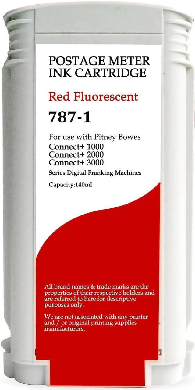 Main image of 787 787-1 ink for 787 Replacement Production Ink Cartridge Compatible PB 787-1 for Sendpro P/Connect+ 1000 2000 3000 Series Mailing System, Postage Meter Cartridge for SendPro Connect+ 1000 2000 3000