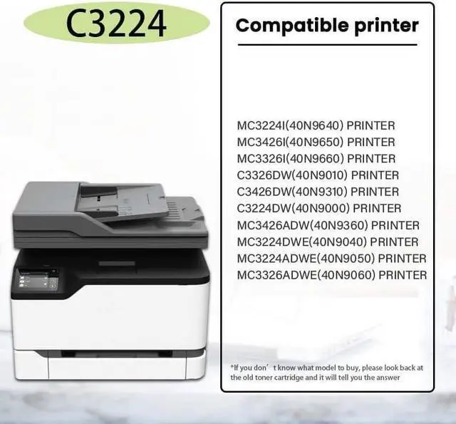 Alt view image 2 of 6 - Ennovor C3210K0 High Yield Toner Cartridge Replacement for Lexmark C3210K0 MC3224i MC3426i MC3326i C3326dw C3426dw C3224dw MC3426adw MC3224dwe MC3224adwe MC3326adwe Printer, 1 Pack Black