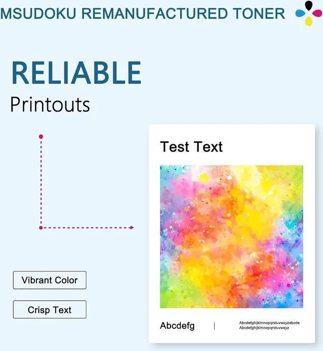 Alt view image 5 of 7 - High Yield MP C306 C307 C406 C407 Toner Compatible Replacement for Ricoh 842091 842092 842093 842094 Use with Ricoh MP C306 C307 C406 C4074Pack Black Cyan Magenta Yellow