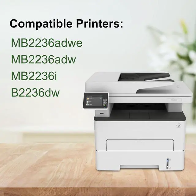 Alt view image 2 of 6 - B221000 Toner Cartridge - B/MB2236 Replacement for Lexmark B221000 Black Toner Cartridge Work with B2236, MB2236 Series Printer [1,800 Pages]