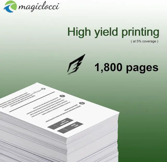 Alt view image 3 of 6 - B221000 Toner Cartridge - B/MB2236 Replacement for Lexmark B221000 Black Toner Cartridge Work with B2236, MB2236 Series Printer [1,800 Pages]