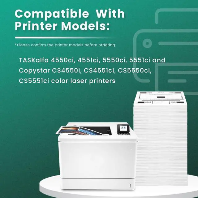 Alt view image 2 of 7 - Ennovor GREENBOX TK-8507 TK8507 Toner Cartridge Compatible 30,000 Pages Replacement for TK-8507k TK-8507c TK8507y TK8507M for Kyocera TASKalfa 4550ci 4551ci 5550ci 5551ci Series Printers (BK/C/M/Y)