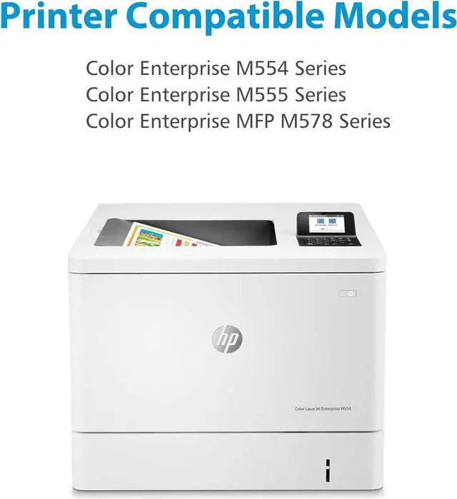 Alt view image 2 of 5 - 212X Toner Cartridge Set 4-Pack High Yield | Compatible for HP 212A W2120X W2121X W2122X W2123X Work with Laserjet Color Enterprise M554 M555 Color Enterprise MFP M578 Series Printer Ink