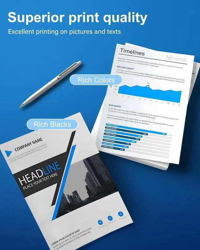 Alt view image 5 of 6 - Ennovor 202A Toner Cartridge Replacement for HP 202A 202X for Color Pro MFP M281fdw M281cdw M281fdn M254dw M254 M281 High Yield Printer Ink (BCMY, 4-Pack)