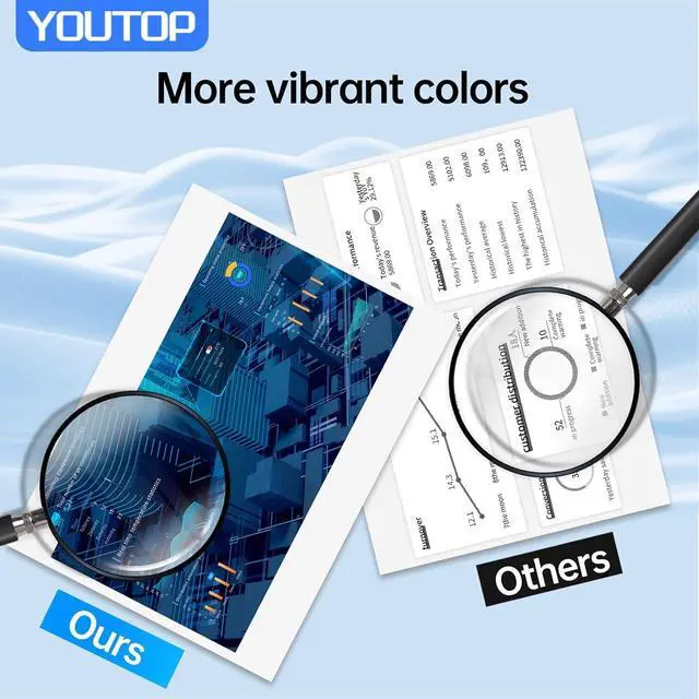 Alt view image 5 of 7 - Ennovor SP01 SP-01 SP-1 Sublimation Ink Cartridge SP01XLBK SP01CS SP01MS SP01YS Ink Cartridge Works for SP-1 Sublimation Inkjet Printer(4 Pack)