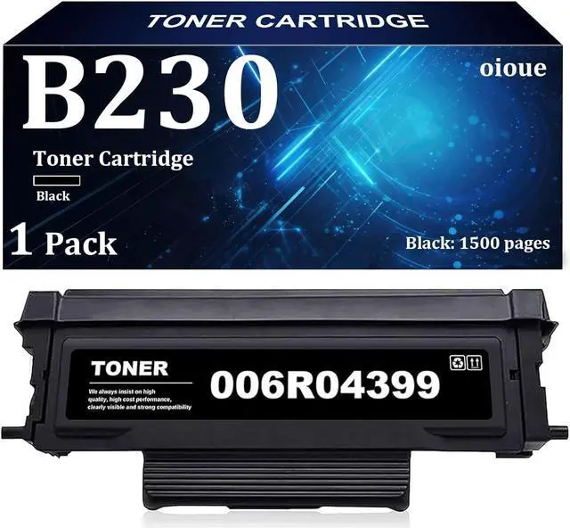 Main image of B230 B225 B235 Standard Capacity Black Toner Cartridges Replacement for 006R04399 Toner Cartridge for Xerox B230 B225 B235 Printer, 1,500 Page-Yield,Black-Without chip