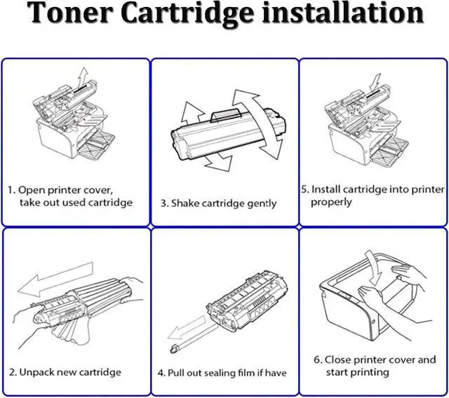 Alt view image 6 of 7 - B230 B225 B235 Standard Capacity Black Toner Cartridges Replacement for 006R04399 Toner Cartridge for Xerox B230 B225 B235 Printer, 1,500 Page-Yield,Black-Without chip