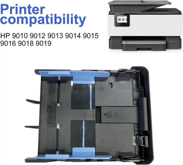 Alt view image 2 of 5 - Paper Delivery Tray Output Input Tray Compatible with HP Officejet Pro 9010 9012 9013 9014 9015 9016 9018 9019 Remanufactured (Only Paper Input Tray)
