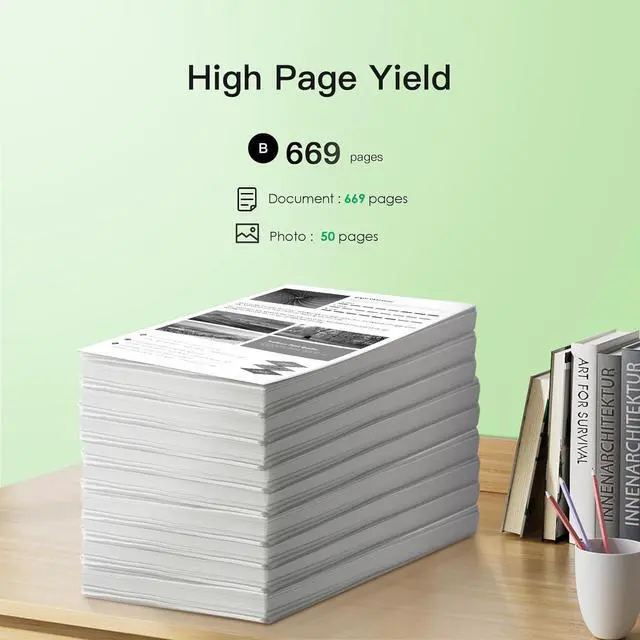 Alt view image 3 of 7 - 65XL Black Ink Cartridge High-Yield for HP 65 Black Ink Cartridge Replacement for HP Ink 65 Works with HP DeskJet 3755 3772 3722 3752 3700 2622 2652 2600 Envy 5055 5052 5014 5000 Printer | N9K04AN