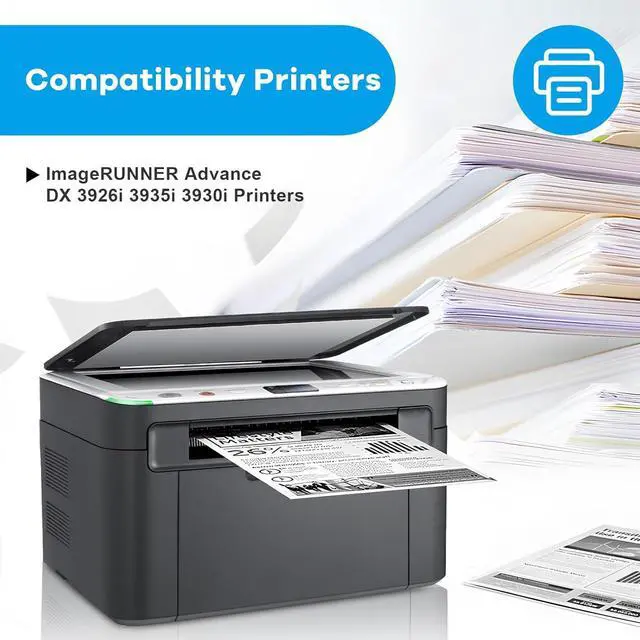 Alt view image 2 of 6 - Ennovor GPR-66 Black Toner Cartridge Replacement for Canon ImageRUNNER Advance DX C3926i C3930i C3935i for GPR66 GPR-66 GPR 66 5753C003AA, 1-Pack