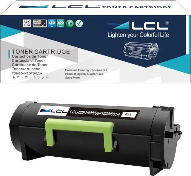 Main image of LCL Remanufactured 60F1H00 601H Toner Cartridge 10,000 Pages Replacement for Lexmark 601H 60F1H00 60F1000 for MX310dn MX410de MX510de MX511de MX511dte MX511dhe MX610 MX610dw MX611de MX611dhe (1K)