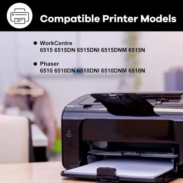 Alt view image 2 of 6 - Phaser 6510 / Workcentre 6515 Magenta High Capacity Toner-Cartridge Compatible for Xerox 106R03478 for Xerox WorkCentre 6515DN 6515DNI 6515DNM 6515N, Phaser 6510DN 6510DNI 6510DNM 6510N Printer
