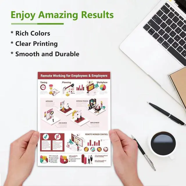 Alt view image 4 of 6 - 936 Ink Cartridges (1-Pack, Black) Replacement for HP 936 Black Ink for OfficeJet Pro 9122e 9110b 9125e 9128e 9130b 9135e 9730e Printers