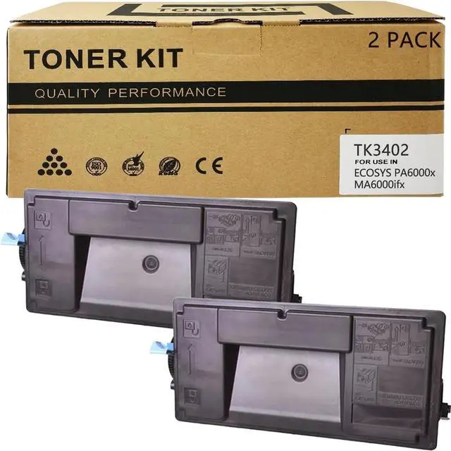 Main image of Ennovor TK-3402 Toner Compatible for Kyocera TK3402 Black 2 Pack for Kyocera ECOSYS PA4500x MA4500ix MA4500ikx Toner Cartridge