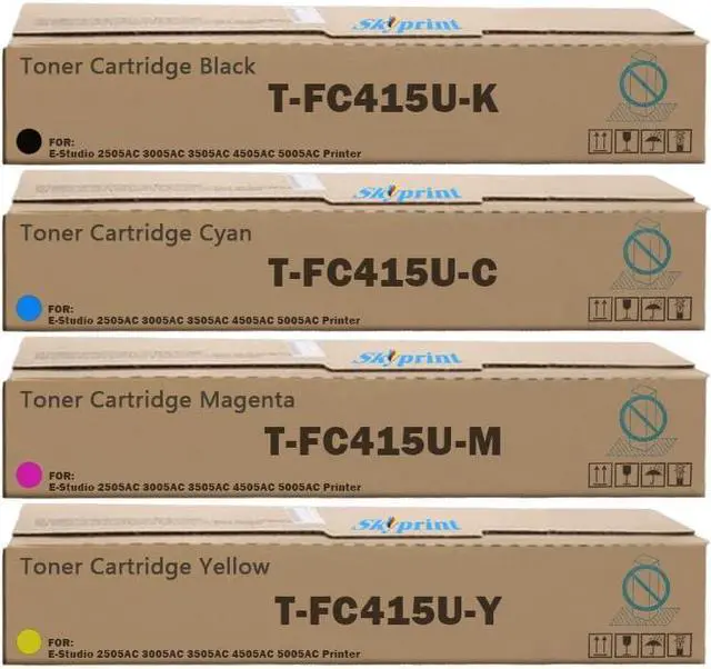 Main image of Ennovor 4515AC T-FC415U Toner Cartridge Compatible with T0SHIBA T-FC415U-K T-FC415U-C T-FC415U-M T-FC415U-Y use for T0SHIBA E-Studio 2515AC 3015AC 3515AC 4515AC 5015AC Printer.