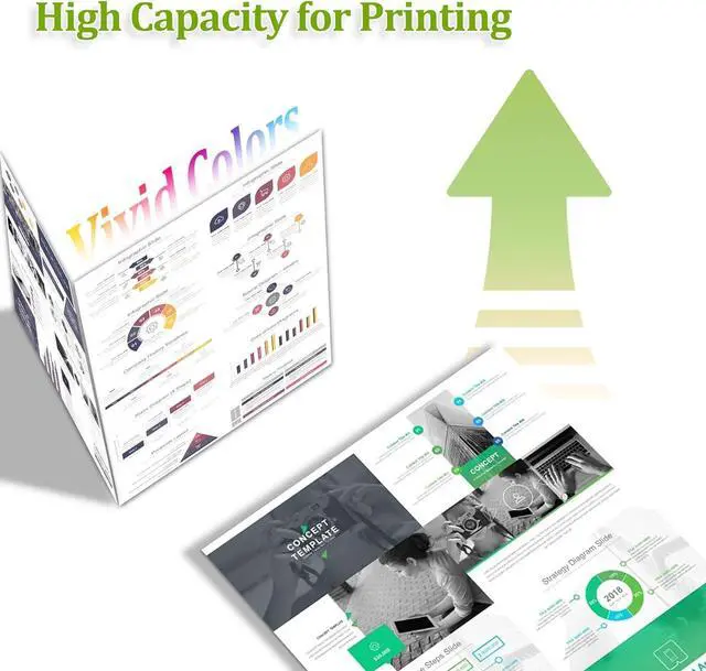 Alt view image 4 of 6 - Ennovor 212X Toner Cartridge (with Chip) 4 Pack 212X High Yield Ink Cartridge Replacement for HP 212X W2120X Color Enterprise M554dn M555dn M555x Color Enterprise Flow MFP M578c M578z Printers