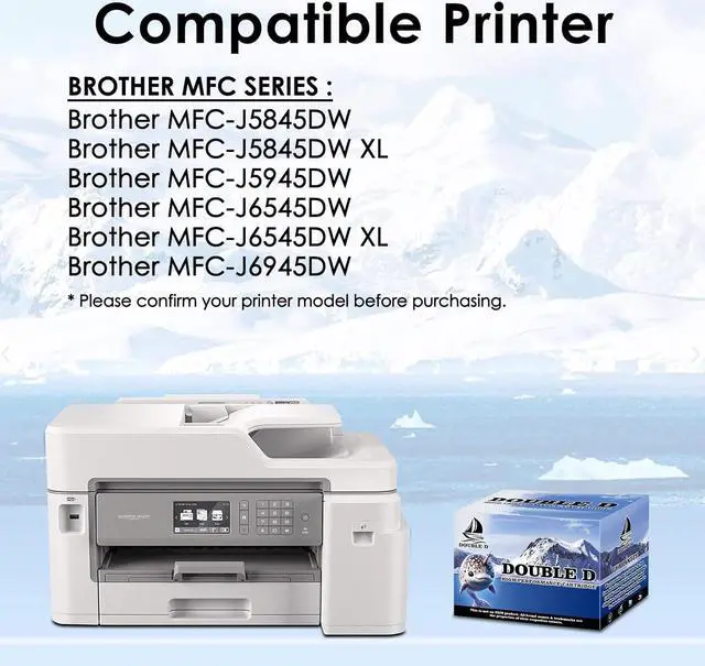 Alt view image 2 of 7 - Ennovor LC3039XXL Compatible Ink Cartridges Replacement for Brother LC3039 LC3039XXL LC-3039BK LC3037 LC3037BK LC-3037XXL,Work for Brother MFC-J5945DW MFC-J6945DW MFC-J5845DW MFC-J6545DW(4 Pack)