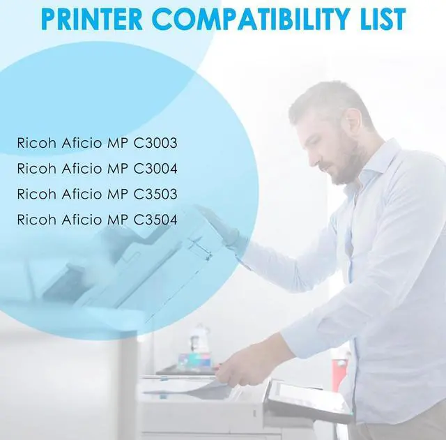 Alt view image 2 of 7 - Ennovor LeciRoba C3503 C3003 Compatible Toner Cartridge Replacement for Ricoh Aficio C3503 841813 841814 841815 841816 Toner High Yield Set for MP C3003 C3503 C3004 C3504 Printer Toner, 4-Pack