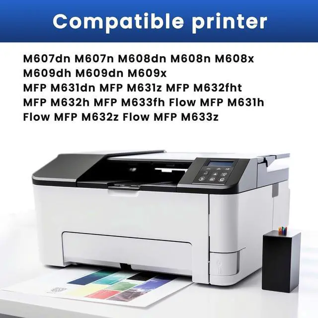Alt view image 2 of 6 - RM2-1256 Fuser Unit (110V) Replacement for HP RM2-1256-000 Fuser Works with M607 M608 M609 M631 M632 M633 Printer RM2-1256-000CN Fuser, Replacement Fusing Assembly for L0H24A (L0H24-67901)