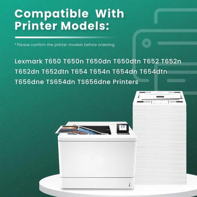 Alt view image 2 of 7 - Ennovor GREENBOX Remanufactured T650H Toner Cartridge 25,000 Pages Replacement for Lexmark T650H11A T650H04A for Lexmark T650 T650n T650dn T650dtn T652 T654 T656 TS654dn TS656dne Printers