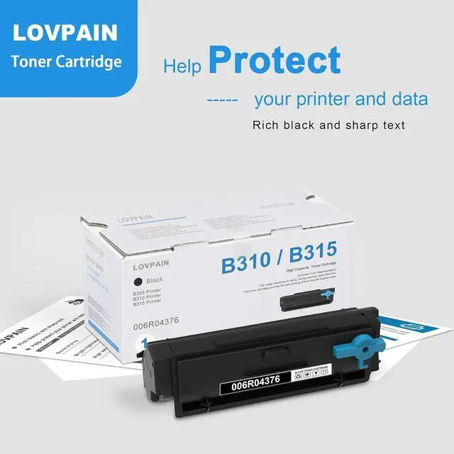 Alt view image 5 of 6 - Ennovor B305 / B315 / B310 Black Toner Cartridge - 1 Pack 006R04376 Toner Cartridge Replacement for Xerox B305 B310 B315 Printer