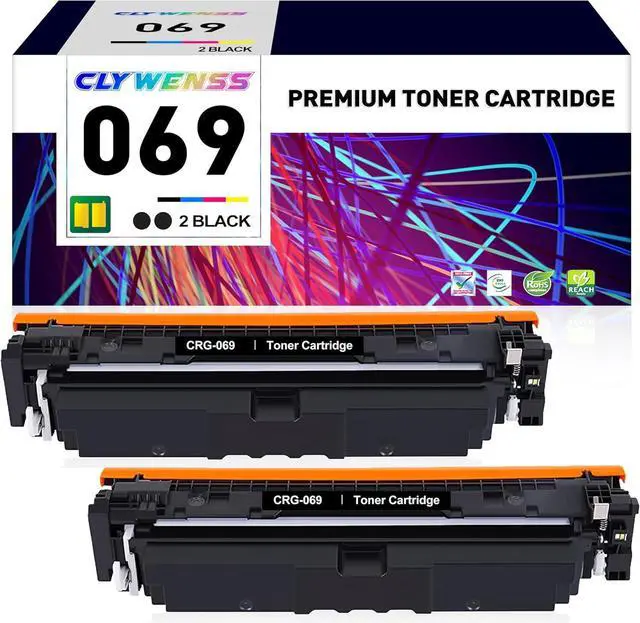 Main image of 069 Black Toner Cartridge Replacement for Canon 069 CRG069 CRG-069 for ImageCLASS MF753Cdw MF751Cdw LBP674Cdw Printer (2-Pack)