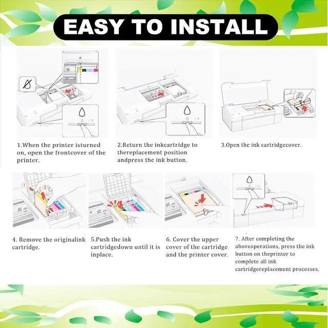 Alt view image 6 of 7 - Ennovor Ink Cartridges 937 937XL High Yield Replacement for HP 937 937XL Ink Cartridges Work for HP Officejet Pro 9110b 9120 9130 9720 9730 Printers,Combination Pack