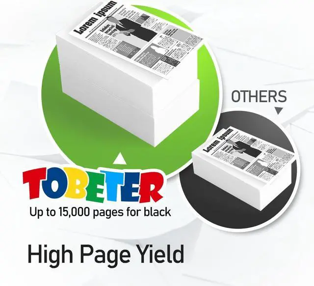 Alt view image 3 of 7 - ToBeter Compatible B710 B720 B730 Toner Replacement for OKI Okidata 52123601 Toner Cartridge for B710 B720 B730 B710dn B710n B720dn B720n B730dn B730n Printers (15,000 Pages, High Yield, 1 Black)