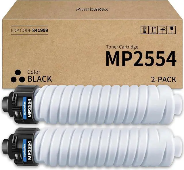 Main image of Ennovor MP2554 MP3554 Toner Cartridge 2-Pack Black Replacement for Ricoh MP2554 Toner Cartridge for Lanier Savin MP2554 MP2555 MP3054 MP3055 MP3554 MP3555 IM2500 IM3000 IM3500 Printer Ink