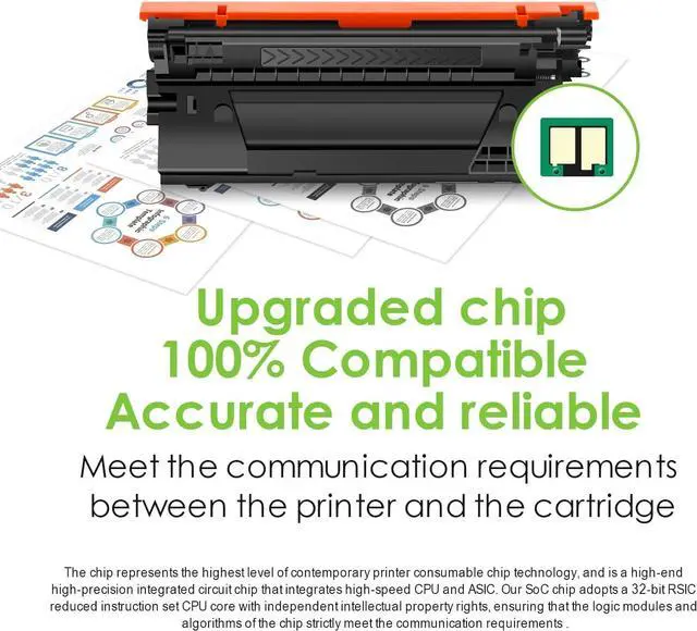 Alt view image 6 of 7 - Remanufactured 213Y 213A 213X Extra High Capacity Toner Cartridge Replacement for W2130Y for HP 5700 6700 6701 MFP 5800 MFP 6800 MFP 6801 Printer (1 Black)