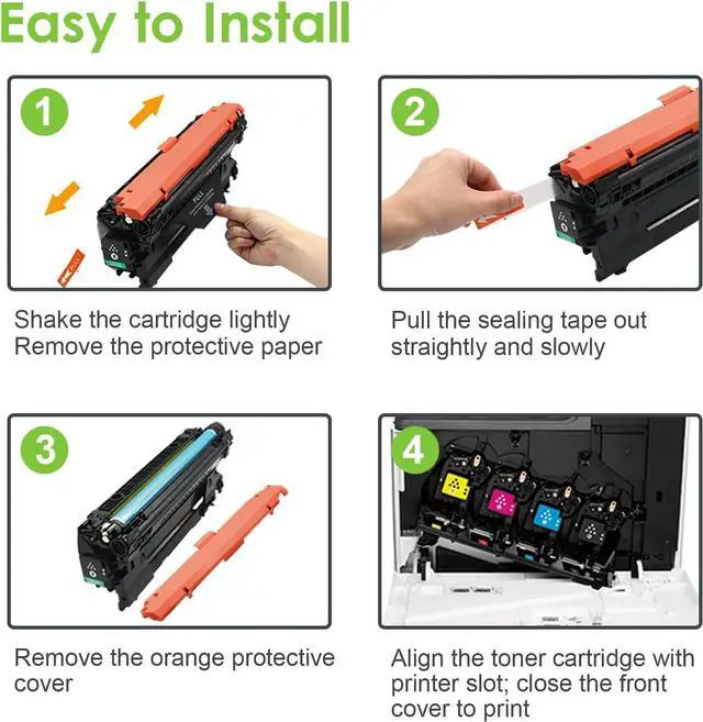 Alt view image 7 of 7 - Remanufactured 213Y 213A 213X Extra High Capacity Toner Cartridge Replacement for W2130Y for HP 5700 6700 6701 MFP 5800 MFP 6800 MFP 6801 Printer (1 Black)