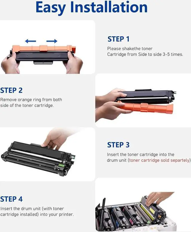 Alt view image 6 of 7 - TN221 TN225 Toner Cartridges High Yield Replacement for Brother TN-225 TN-221 TN221BK Toner MFC-9130CW MFC-9330CDW HL-3170CDW HL-3140CW HL-3180CDW (1 Black, 1 Cyan, 1 Magenta, 1 Yellow, 4 Pack)
