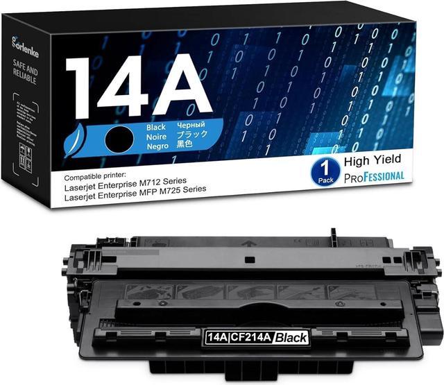 Main image of Ennovor CF214A 14A Black Toner Cartridge High Yield with CHIP 1-Pack Replacement for HP 14A Toner for Laser Enterprise M712 Series, MFP M725 Series Printer