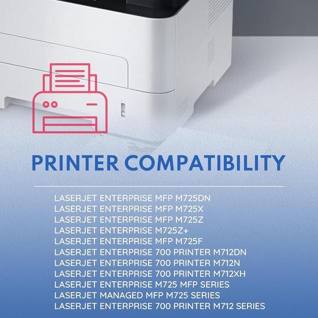 Alt view image 2 of 7 - Ennovor CF214A 14A Black Toner Cartridge High Yield with CHIP 1-Pack Replacement for HP 14A Toner for Laser Enterprise M712 Series, MFP M725 Series Printer