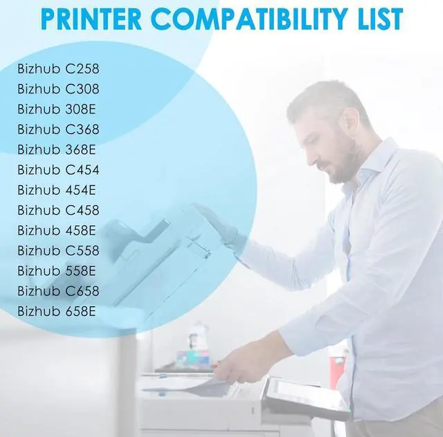 Alt view image 2 of 7 - Ennovor LeciRoba TN324 Toner Cartridge Replacement for Konica Minolta TN324 TN324K TN324C TN324M TN324Y A8DA130 A8DA430 A8DA330 A8DA230 for BizHub C258 C308 C368 (28,000 Pages, KCMY, 4-Pack)