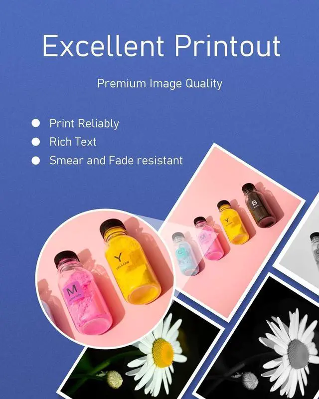 Alt view image 5 of 7 - 202A Toner Cartridges 4 Pack Black Cyan Yellow Magenta M281fdw Toner Replacement for HP 202A 202X CF500A CF501A CF502A CF503A Color Pro M254dw; MFP M281cdw Printer Toner