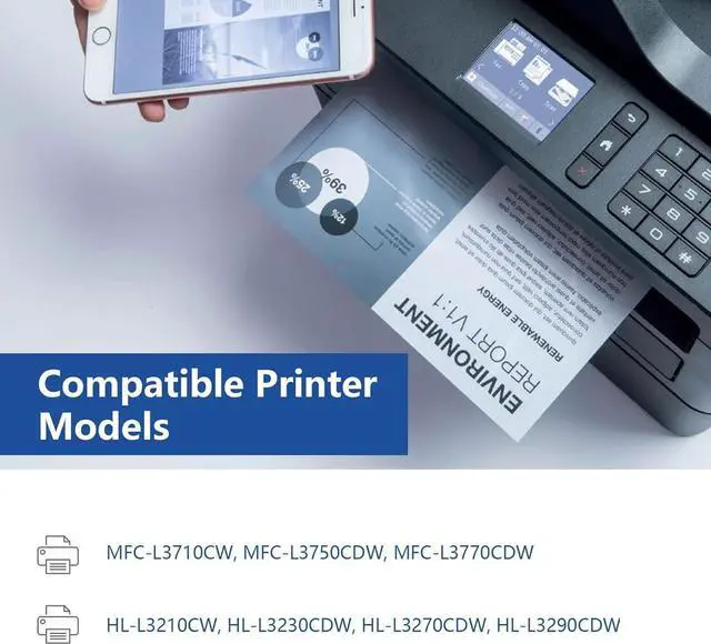 Alt view image 2 of 7 - Ennovor WT-223CL Waste Toner Box WT220CL Replacement for Brother WT223CL WT-220CL Waste Toner Box Use with HL-L3210CW HL-L3230CDW HL-L3270CDW HL-L3290CDW MFC-L3710CW MFC-L3750CDW MFC-L3770CDW,1 Pack