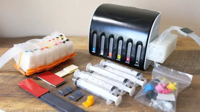 Main image of EcoPRO 312XL Empty Ink System CISS Refillable Cartridge Kit for Chipless Firmware Installed EPSON XP-15000 Printer (with Ink Flow Control Damper)