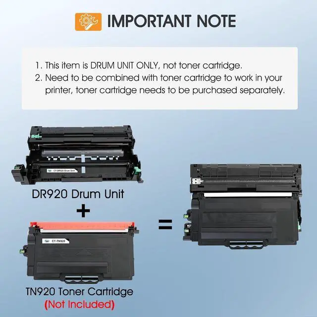 Main image of DR-920 DR920 Drum Unit Black 2 Pack Compatible Replacement for Brother DR920 DR 920 DR-920 for HL-L5210DN L5210DW L5215DW L6210DW L6217DW L6310DW L6415DW MFC-L5710DN L5710DW L5715DW L5915DW Printer