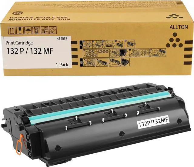 Main image of 132P Toner Cartridge Compatible Ricoh 132P Black Toner 434057 Black Toner Cartridge Replacement for Ricoh 132 P 132 MF Printers(1-Pack)