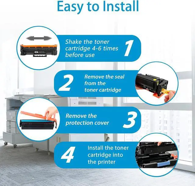 Alt view image 6 of 7 - 134A W1340A Black Toner Cartridge Compatible Replacement for 134A 134X W1340A W1340X Toner Cartridge for M209w MFP M234dw M2334sdn M2334sdw Printer, 2 Pack