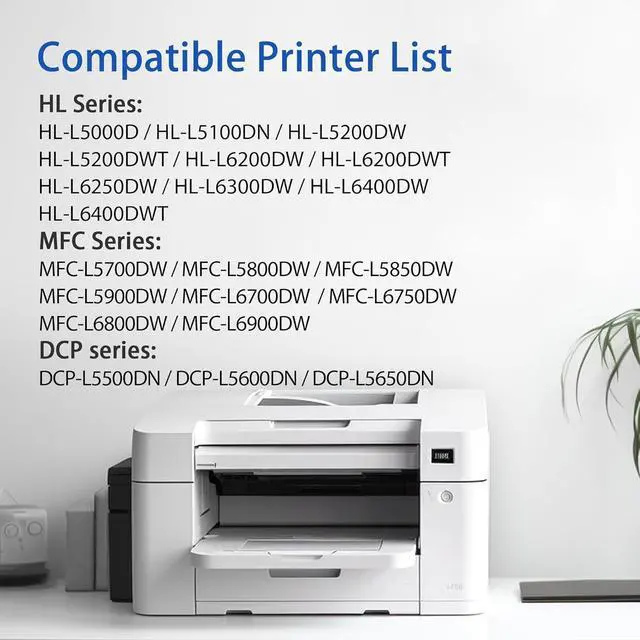 Alt view image 3 of 7 - DR820 DR-820 Drum (Not Toner) Replacement for Brother DR-820 Drum Unit to Use with HL-L6200DW MFC-L5850DW HLL6200DW MFC-L5900DW MFC-L5700DW HL-L5200DW MFC-L6800DW Printer | 2 Black