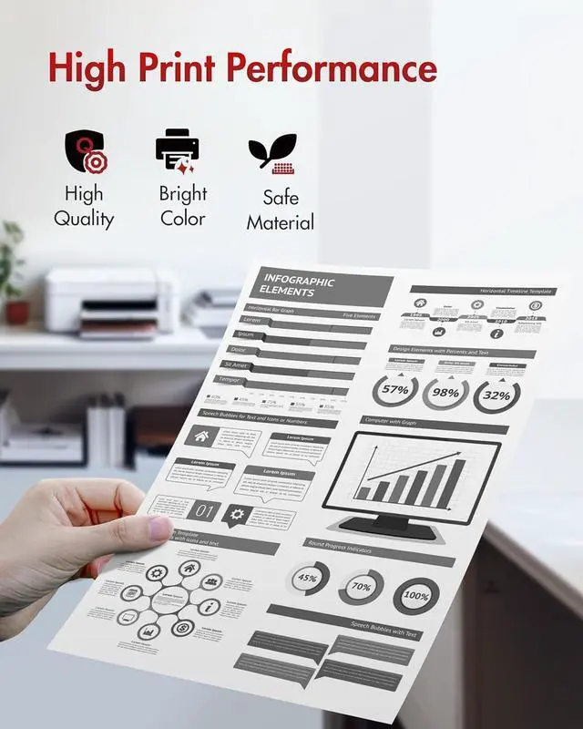 Alt view image 4 of 7 - 069 Toner Cartridge Set - 2 Pack Replacement for Canon 069 Toner Cartridge Set 069H Works for Canon Color ImageCLASS Mf753cdw MF751Cdw MF752Cdw LBP674Cdw MF752Cdw MF756Cx LBP673Cdw LBP674Cx (Black)